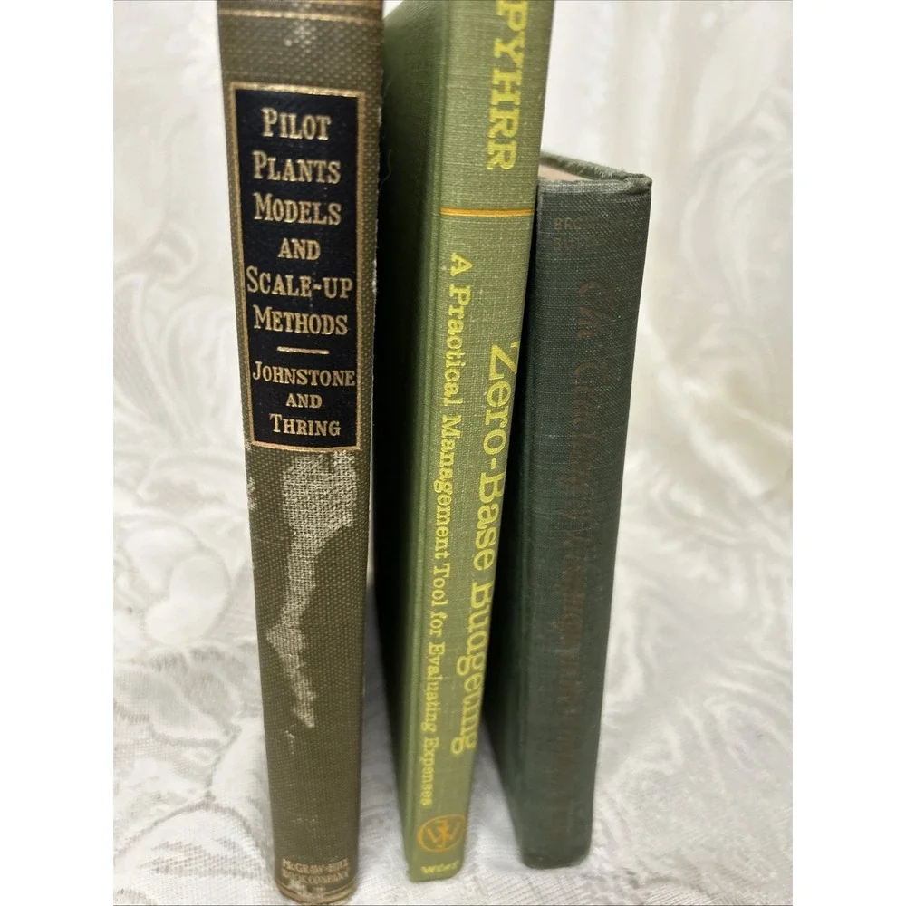ANTIQUE BOOK Lot Of 3 Worn‎ Display Staging Decor Shelf Decorations, Educational